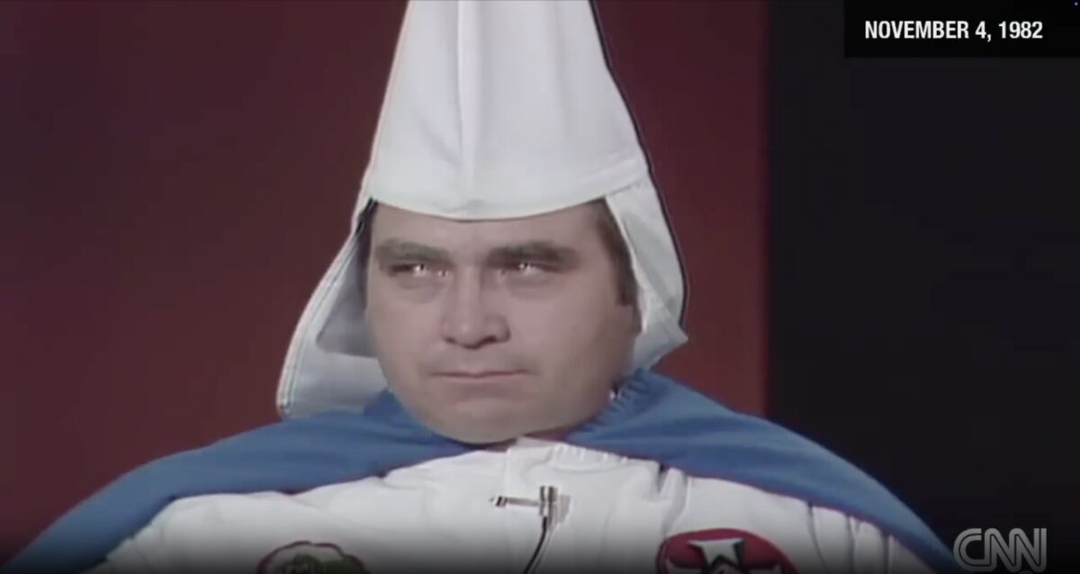 Klansman in robes gives-alarming statements