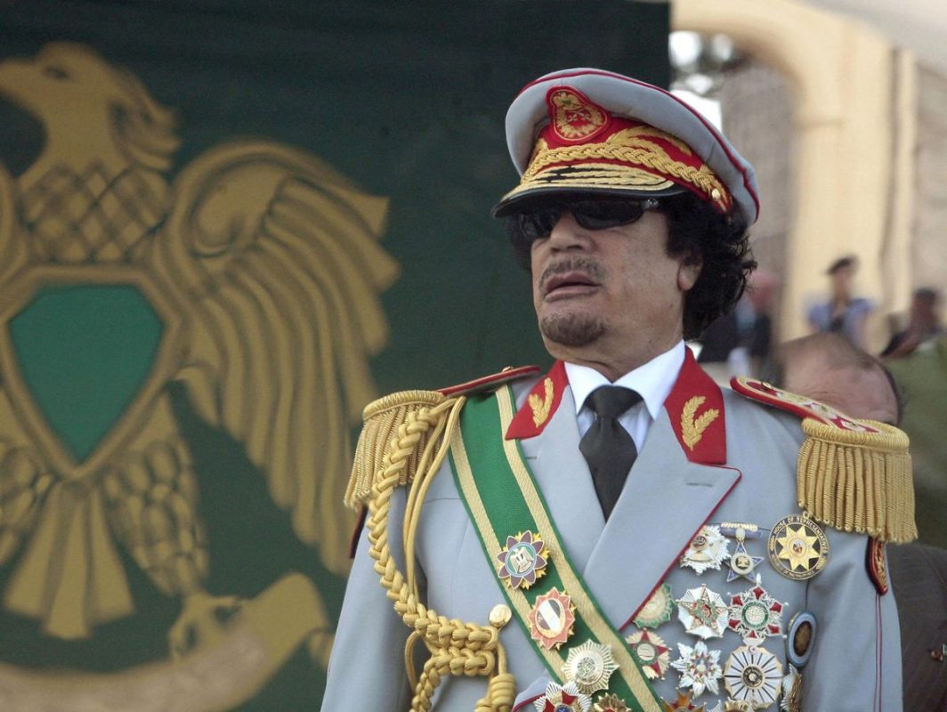 Muammar al-Gaddafi vor seinem Tod